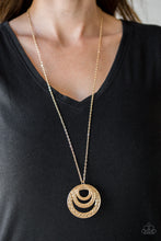 Load image into Gallery viewer, Paparazzi Savagely She-Wolf - Gold Necklace
