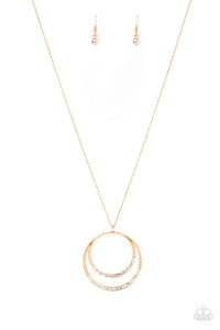 Paparazzi Front and EPICENTER - Gold Necklace