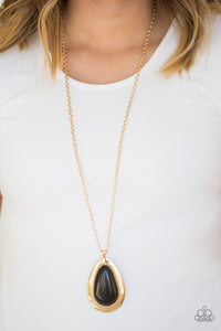 Paparazzi BADLAND To The Bone - Gold Necklace