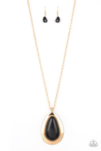 Paparazzi BADLAND To The Bone - Gold Necklace