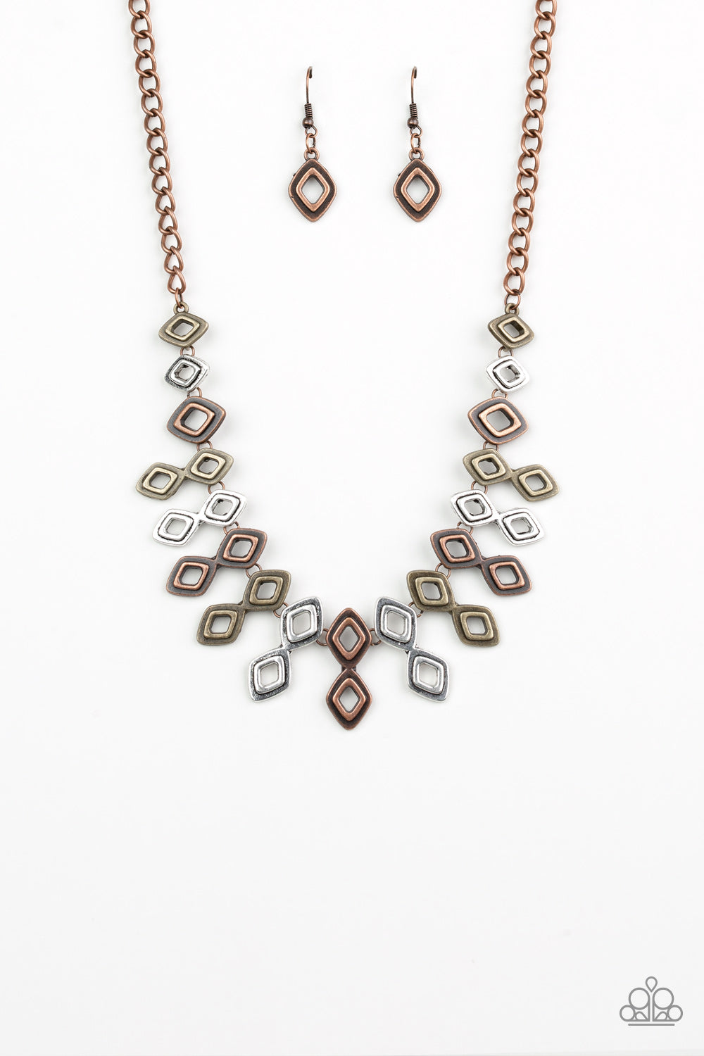 Paparazzi Geocentric - Multi Necklace