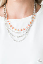 Load image into Gallery viewer, Paparazzi Extravagant Elegance - Orange Necklace
