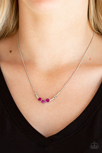 Paparazzi Sparkling Stargazer - Pink Necklace