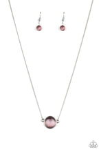 Load image into Gallery viewer, Paparazzi Rose-Colored Glasses - Purple Necklace
