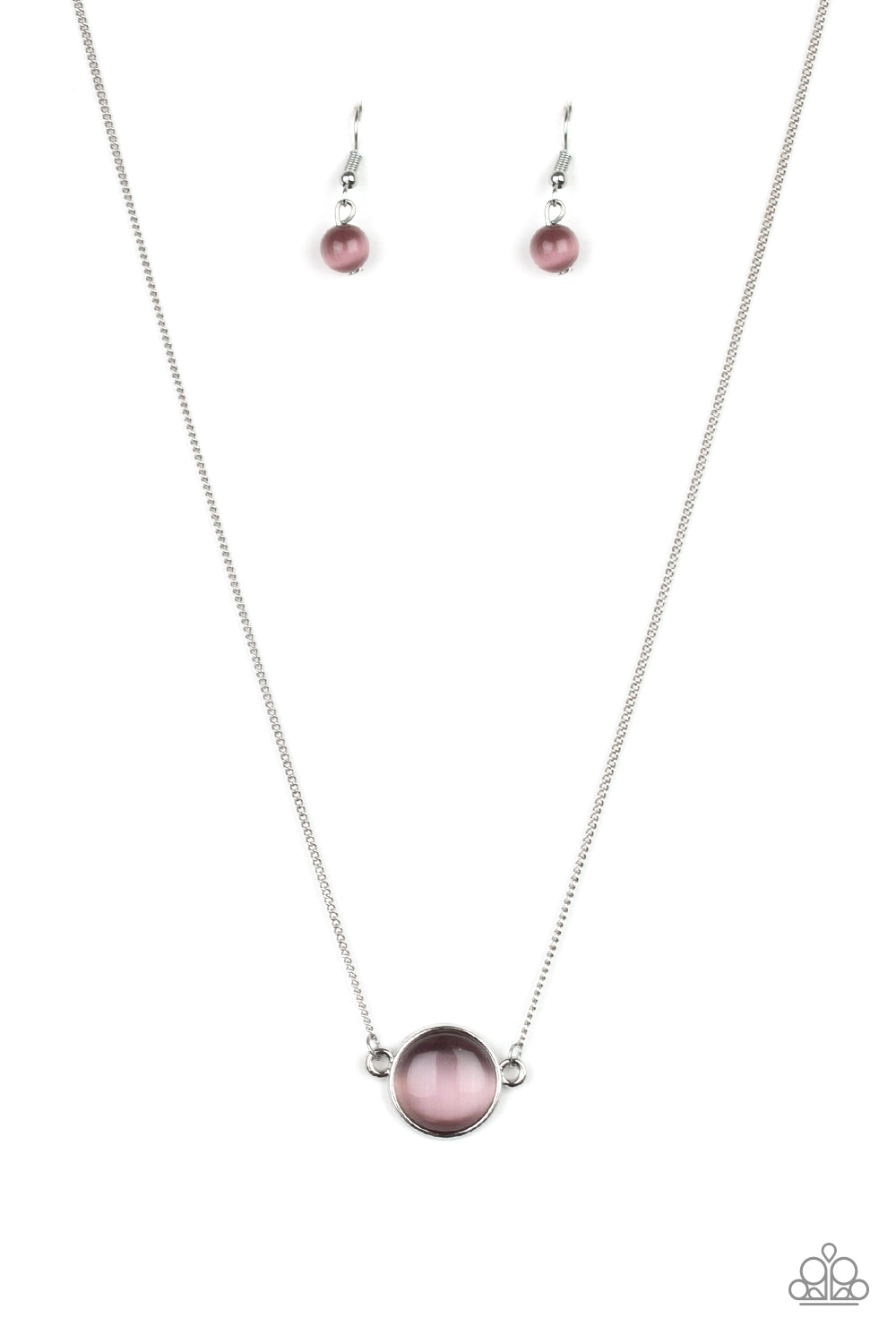 Paparazzi Rose-Colored Glasses - Purple Necklace