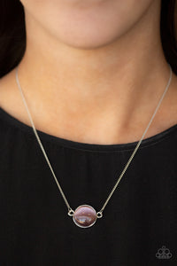 Paparazzi Rose-Colored Glasses - Purple Necklace