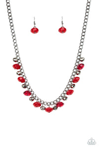 Paparazzi Runway Rebel - Red Necklace