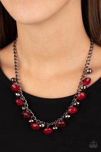 Paparazzi Runway Rebel - Red Necklace