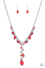 Load image into Gallery viewer, Paparazzi Crystal Couture - Red Necklace
