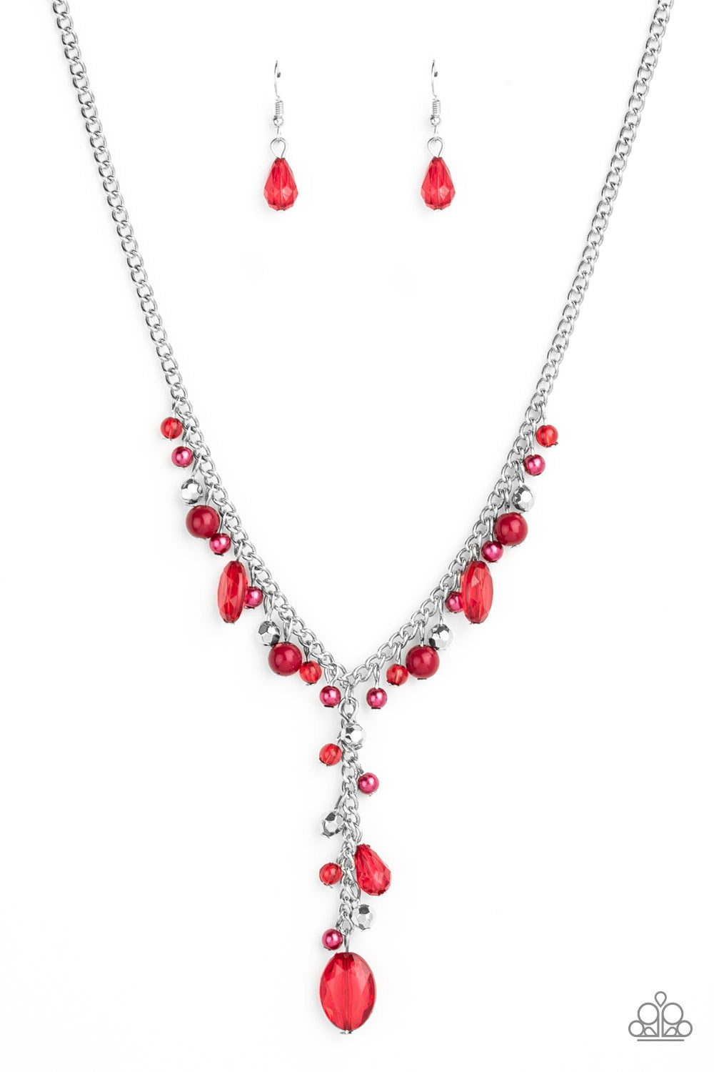 Paparazzi Crystal Couture - Red Necklace