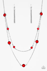 Paparazzi Raise Your Glass - Red Necklace