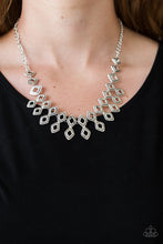 Load image into Gallery viewer, Paparazzi Geocentric - Silver Necklace
