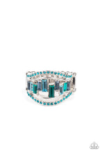 Load image into Gallery viewer, Paparazzi Treasure Chest Charm - Blue Ring
