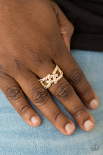 Load image into Gallery viewer, Paparazzi Can Only Go UPSCALE From Here - Gold Ring
