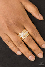 Load image into Gallery viewer, Paparazzi Top Dollar Drama - Gold Ring
