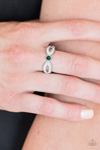 Paparazzi Extra Side Of Elegance - Green Ring