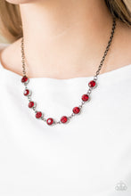 Load image into Gallery viewer, Paparazzi Starlit Socials - Red Necklace
