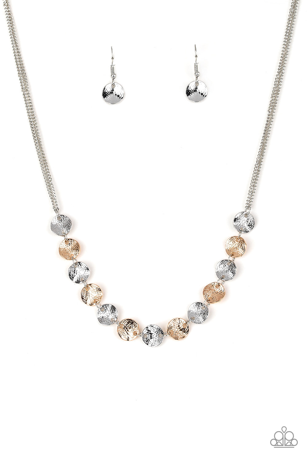 Paparazzi Simple Sheen - Silver Necklace