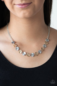 Paparazzi Simple Sheen - Silver Necklace