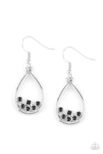 Load image into Gallery viewer, Paparazzi Raindrop Radiance - Black Earring
