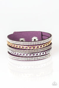 Paparazzi Fashion Fiend - Purple Bracelet