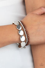 Load image into Gallery viewer, Paparazzi Beyond The Basics - Brown Bracelet
