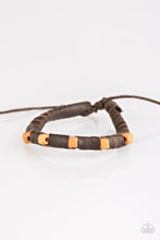 Load image into Gallery viewer, Paparazzi Backwoods Backpacker - Brown Bracelet
