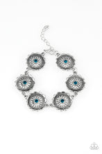 Load image into Gallery viewer, Paparazzi Funky Flower Child - Blue Bracelet
