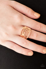 Load image into Gallery viewer, Paparazzi Give Me Space - Rose Gold Ring
