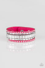Load image into Gallery viewer, Paparazzi Rock Star Rocker - Pink Bracelet
