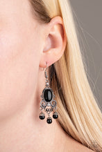 Load image into Gallery viewer, Paparazzi I Better Get GLOWING - Black Earring
