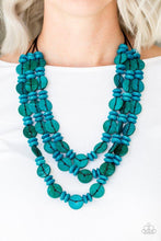Load image into Gallery viewer, Paparazzi Barbados Bopper - Blue Necklace
