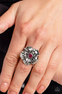 Paparazzi Bloom Bloom Pow - Pink Ring