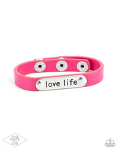 Load image into Gallery viewer, Paparazzi Love Life - Pink Bracelet
