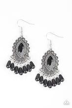 Load image into Gallery viewer, Paparazzi Private Villa - Black Earring
