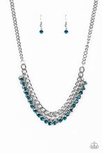 Load image into Gallery viewer, Paparazzi Glow and Grind - Blue Necklace
