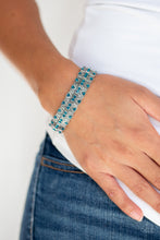 Load image into Gallery viewer, Paparazzi Modern Magnificence - Blue Bracelet
