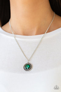 Paparazzi Mega Money - Green Necklace