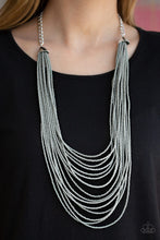 Load image into Gallery viewer, Paparazzi Peacefully Pacific - Silver Necklace
