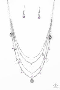 Paparazzi Classic Class Act - Purple Necklace