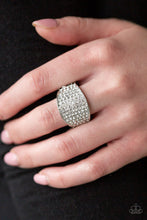 Load image into Gallery viewer, Paparazzi Kaboom! - White Ring
