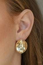 Load image into Gallery viewer, Paparazzi Movie Star Sparkle - Gold Earring
