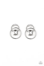 Load image into Gallery viewer, Paparazzi Dangerously Dapper - White Earring
