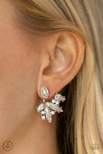 Load image into Gallery viewer, Paparazzi Deco Dynamite - White Earrings
