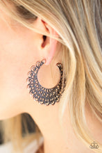 Load image into Gallery viewer, Paparazzi Funky Flirt - Copper Earrings
