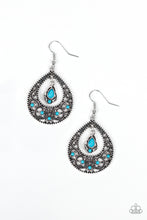 Load image into Gallery viewer, Paparazzi All-Girl Glow - Blue Earrings
