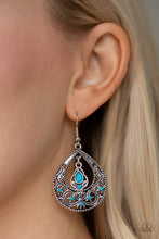Load image into Gallery viewer, Paparazzi All-Girl Glow - Blue Earrings
