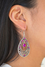 Load image into Gallery viewer, Paparazzi Gotta Get That Glow - Pink Earring
