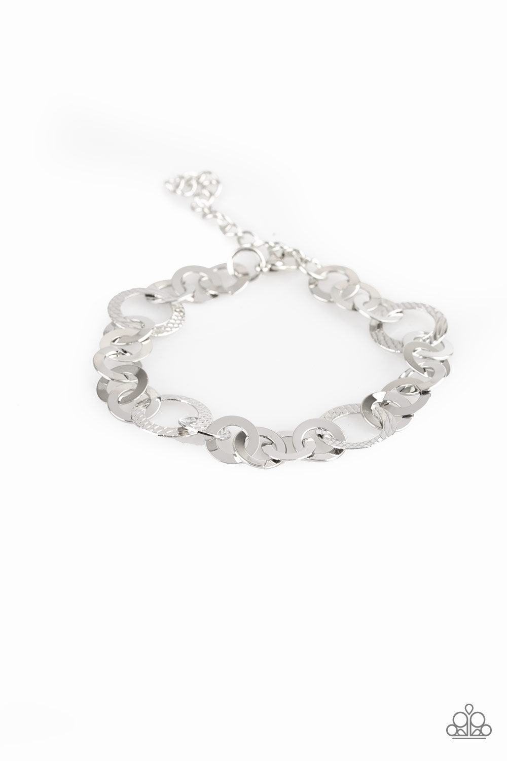 Paparazzi Modern Movement - Silver Bracelet