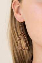 Load image into Gallery viewer, Paparazzi Knotted Knockout - Copper Necklace
